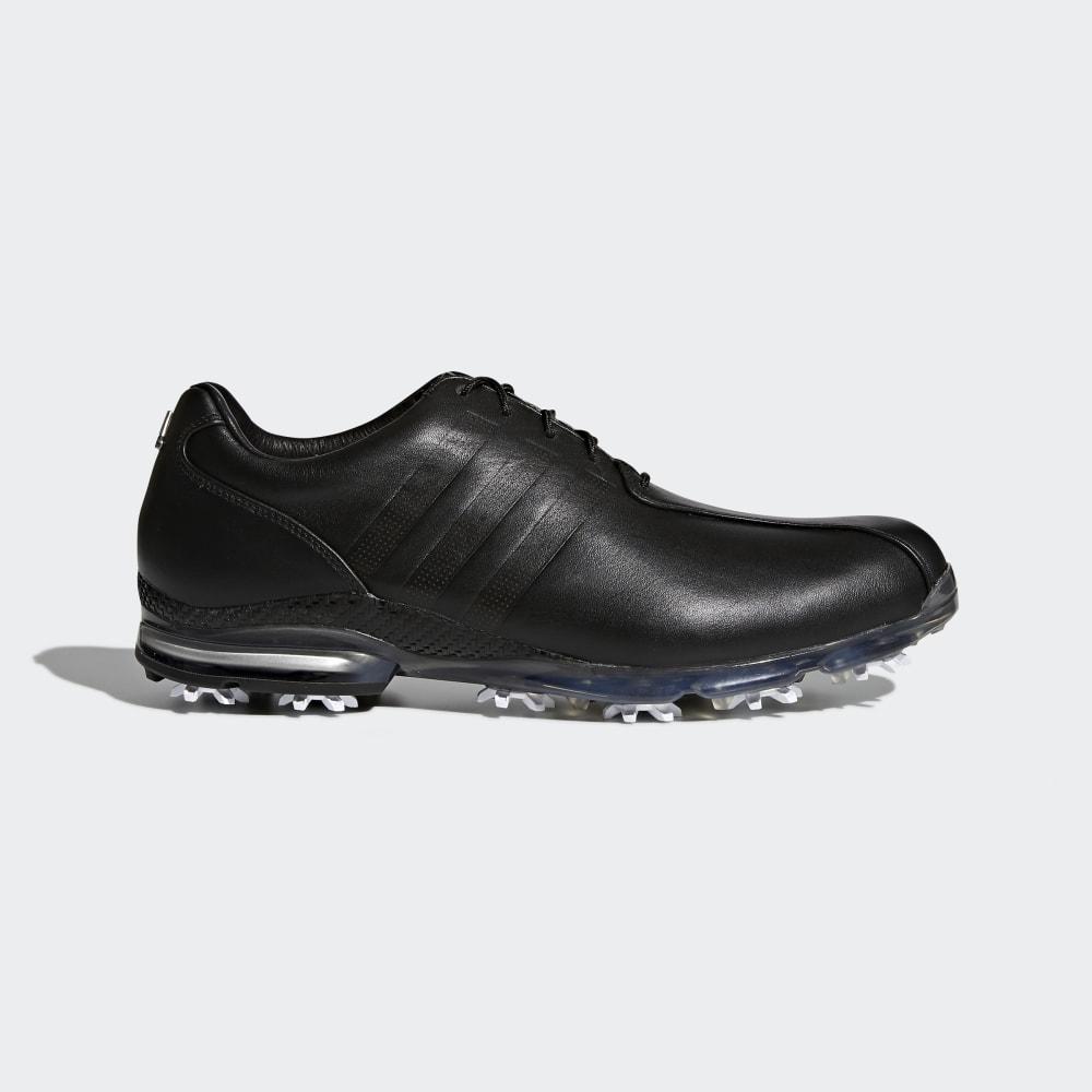 Pantofi Golf Adidas Adipure TP Barbati Romania - Negrii/Argintii Inchis Metal Q44674